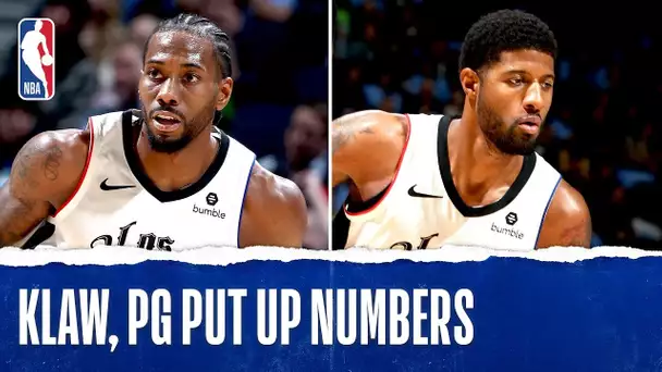 Kawhi + PG SHOW OUT in the Twin Cities!