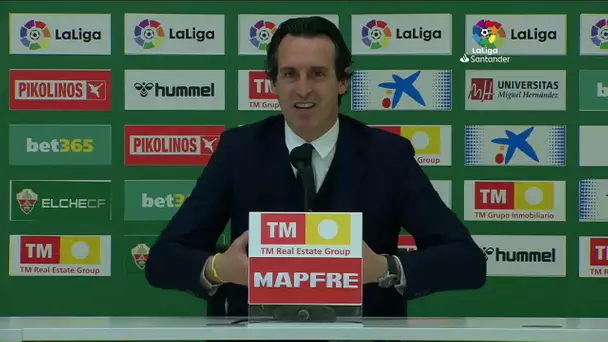 Rueda de prensa Elche CF vs Villarreal CF