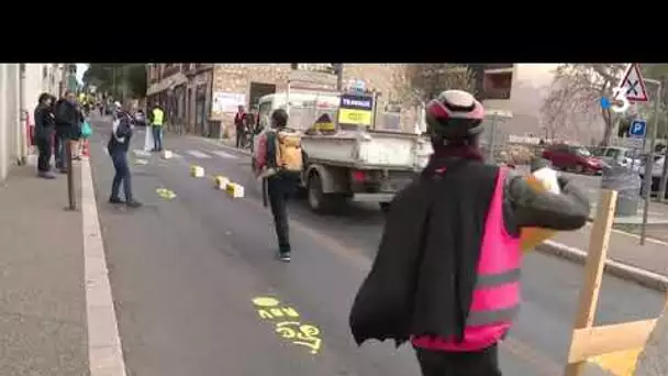 Vélo Cité se mobilise pour rendre la route plus cyclable à Castelnau-le-Lez dans l'Hérault