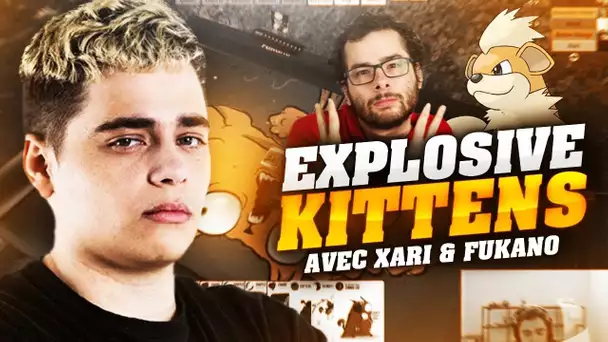 ON JOUE A EXPLODING KITTENS AVEC L&#039;ÉQUIPE ft. XARI & FUKANO