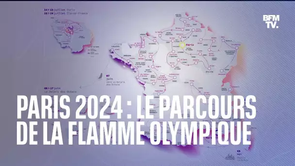 JO 2024: d'Olympie à Paris, voici le parcours de la flamme olympique