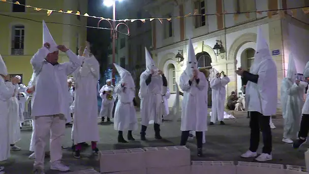Amélie-les-Bains : fin du carnaval des pénitents blancs et des "Grégoire"