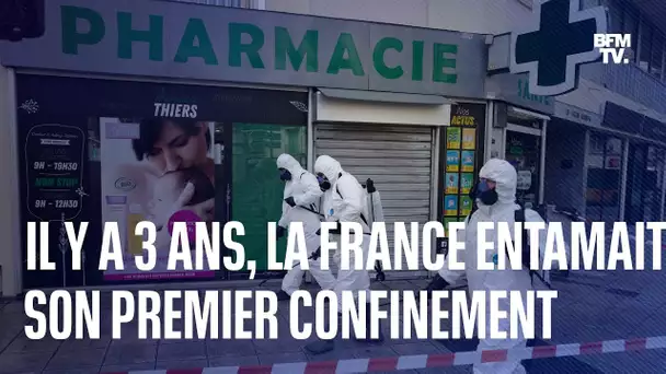 Il y a trois ans, la France entamait son premier confinement