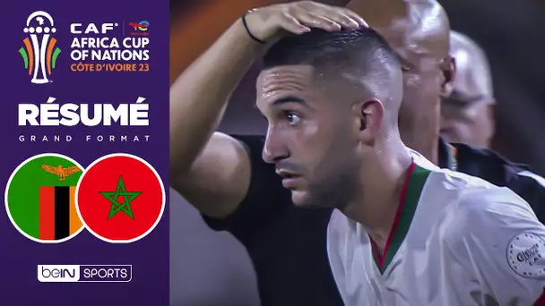 Résumé : ZIYECH et le Maroc QUALIFIENT la Côte d'Ivoire en battant la Zambie