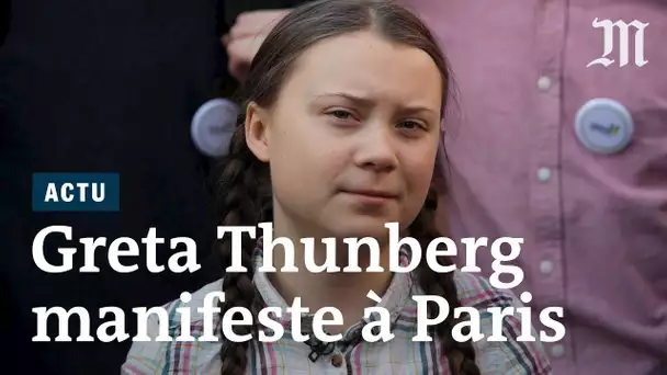 Greta Thunberg prend le micro à Paris