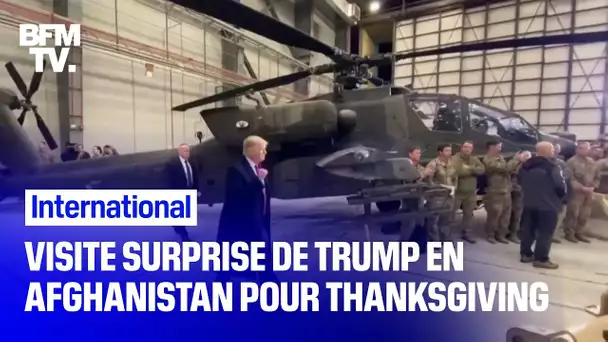 Visite surprise de Donald Trump en Afghanistan pour Thanksgiving