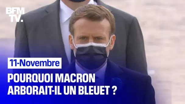 11-Novembre: pourquoi Emmanuel Macron arborait-il un bleuet ?