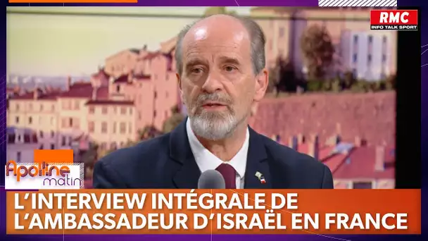 L'ambassadeur d'Israéel en France fait le point sur la situation sur RMC