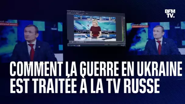 Comment la guerre en Ukraine est traitée par la télévision russe