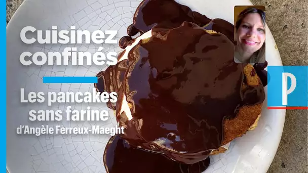 La recette des pancakes sans farine d’Angèle Ferreux-Maeght