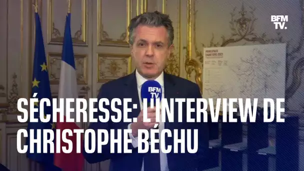 Sécheresse: l'interview du ministre Christophe Béchu sur BFMTV en intégralité