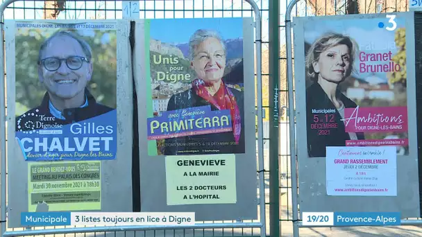 Lendemain d'élection municipale à Digne : les 3 listes repartent sur le terrain