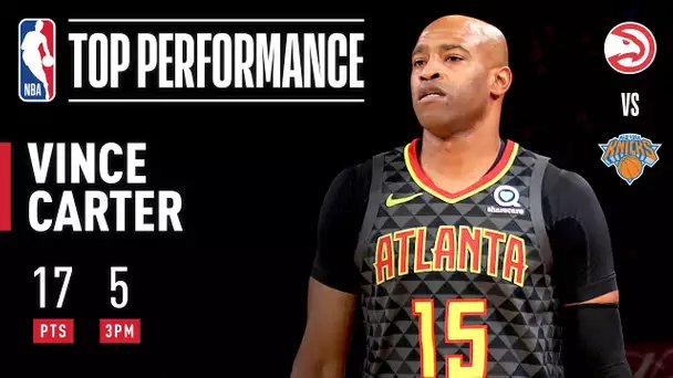 Vince Carter drops 17 PTS in win (14 in 2ND QUARTER)!