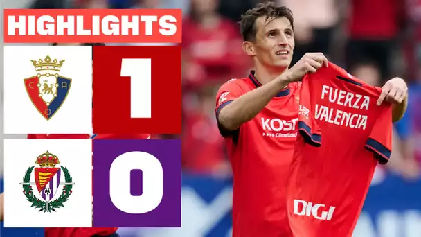 CA OSASUNA 1 - 0 REAL VALLADOLID CF I RESUMEN LALIGA EA SPORTS