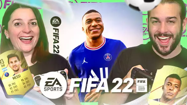 NOS PREMIERES PARTIES SUR FIFA 22 ! (DRAFT FUT ET PACK OPENING)