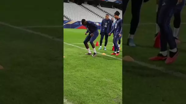 Mbappé impressionné par le style Konaté 😂🕺