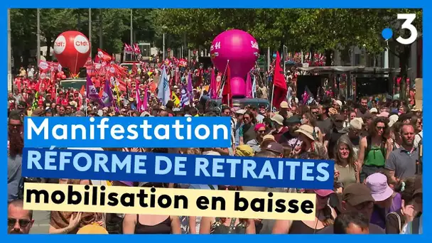 Réforme des retraites : une 14e journée de contestation et une mobilisation en baisse à Nantes