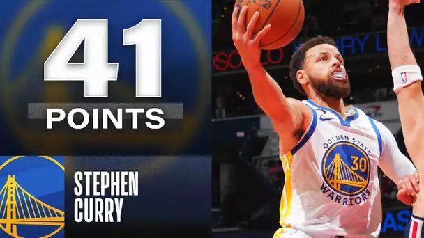 Steph Curry Scores an IMPRESSIVE 41-POINTS in Warriors W | January 16, 2023
