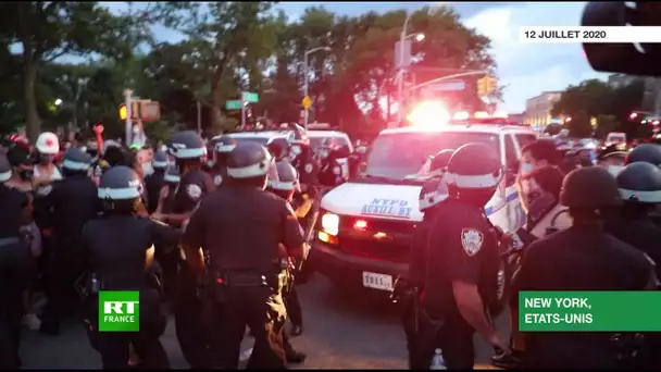 Black Lives Matter : violents affrontements entre manifestants et contre-manifestants à Brooklyn