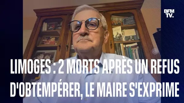 Deux morts après un refus d'obtempérer à Limoges: le maire s'exprime sur BFMTV