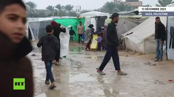 🇵🇸 Gaza : un camp de réfugiés inondé par les pluies