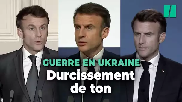 Comment, depuis deux ans, Macron a haussé le ton sur l’Ukraine