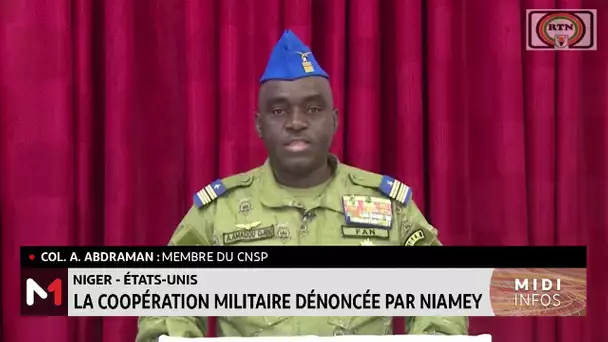 Le Niger dénonce l´accord de coopération militaire avec les États-Unis