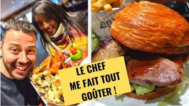 Le CHEF est FOU : BURGER de LUXE, HOMARD, PÂTES : je goûte tout!... - VLOG #922