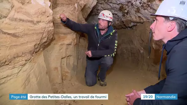 Découverte de la grotte des Petites Dalles