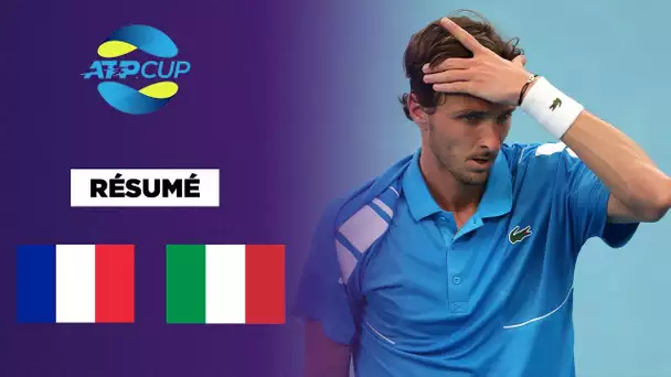 🎾 Résumé - ATP Cup : Les Bleus corrigés par l'Italie et éliminés