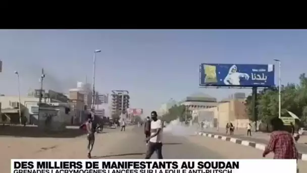 Au Soudan, manifestation contre les militaires au pouvoir réprimée par la police • FRANCE 24