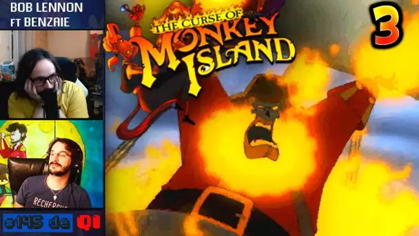 EL POLLO DIABLO !! 290 DE QI - Monkey Island 3 - Ep.3 avec Bob & Benzaie