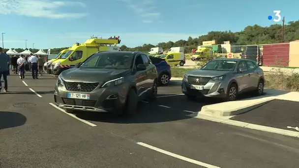 Nîmes : l'aire de covoiturage écologique sur l'A9 construite grâce à l'abattage de 10 d'arbres