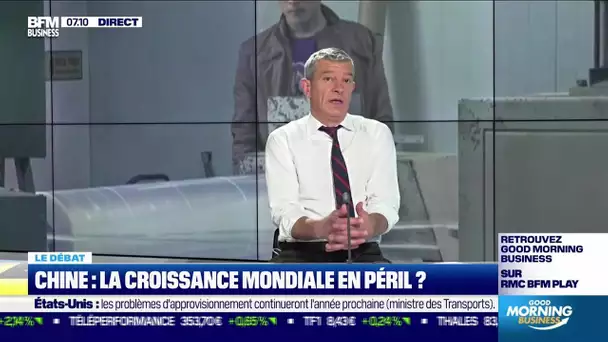 Le débat  : Chine, la croissance mondiale en péril ?