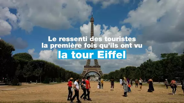 "La première fois que je l’ai vue, j’ai pleuré" : la tour Eiffel fascine toujours les touristes