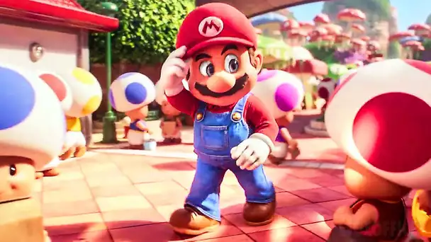 SUPER MARIO BROS Le Film "Mario arrive au Royaume des Champignons" Extrait (2023)