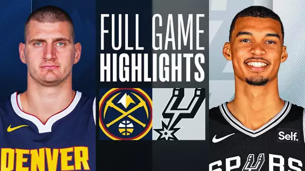 NUGGETS at SPURS | FULL GAME HIGHLIGHTS | April 12, 2024