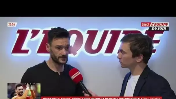 Hugo Lloris « soulag? après l'annonce de sa retraite internationale - Foot - Bleus