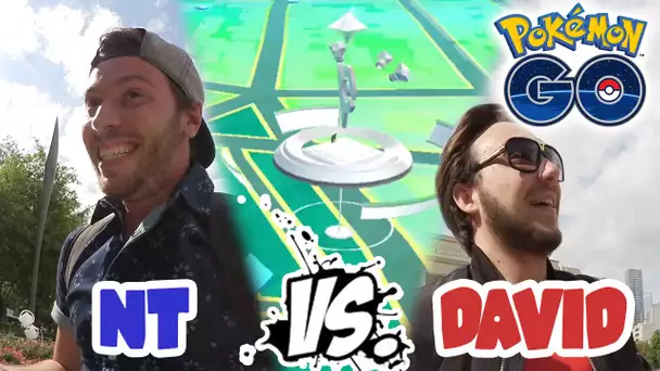 NT VS DAVID LAFARGE : COURSE A L&#039;ARENE ! - VLOG POKEMON GO