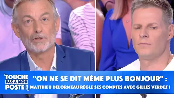 "On ne se dit même plus bonjour" : Matthieu Delormeau règle ses comptes avec Gilles Verdez !