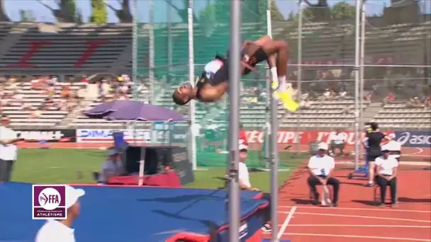 Paris Charléty 2013 : Finale Saut en hauteur M (Mickael Hanany avec 2,31 m)