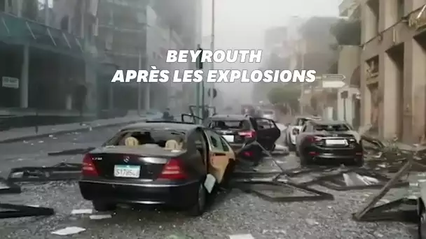 Beyrouth dévastée par une double explosion