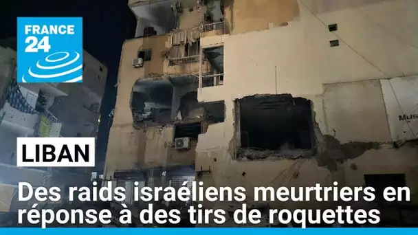 Dans le sud du Liban, des raids israéliens meurtriers en réponse à des tirs de roquettes