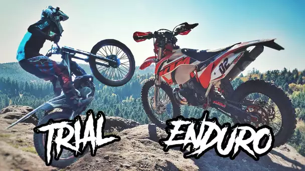 TRIAL ET ENDURO ! UNE P*TAIN DE SORTIE !