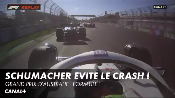 Mick Schumacher évite le crash de justesse ! - Grand Prix d'Australie - F1