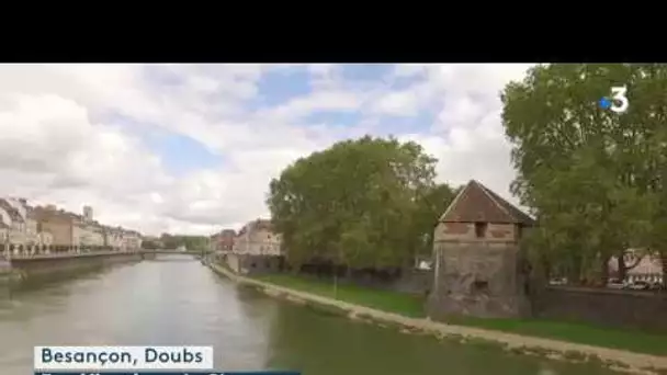 Besançon et ses forts : Chamars filmé par un drone