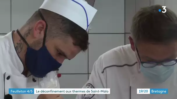 Thermes de Saint-Malo : l'équipe en cuisine à nouveau sur le pont