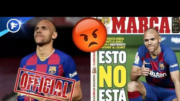 La presse madrilène s'offusque du transfert de Braithwaite au Barça | Revue de presse