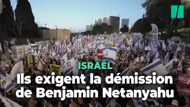 À Jérusalem, des milliers de manifestants demandent la démission de Benjamin Netanyahu