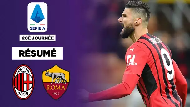 Résumé : Grâce à Maignan et Giroud, Milan domine la Roma